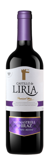 Castillo de Liria Vino Tinto D.O. Alicante Monastrell Shiraz caja de 6 botellas