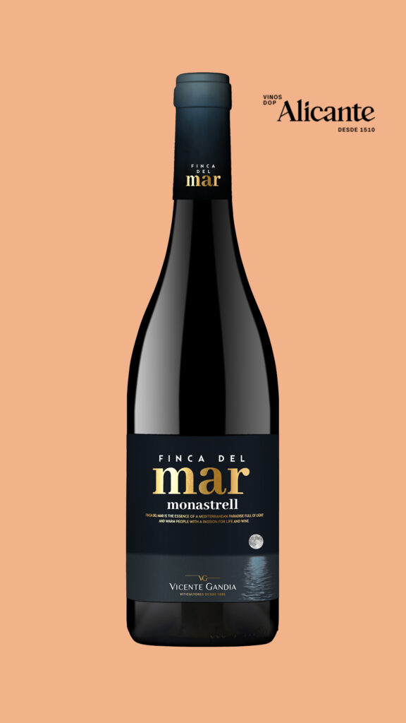 finca del mar monastrell botella con fondo