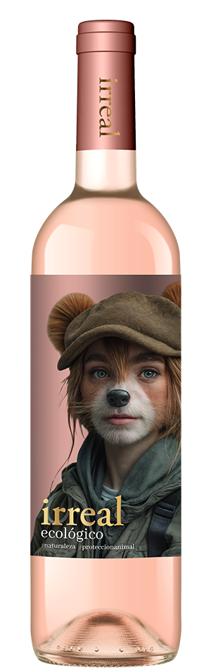 vino rosado garnacha irreal botella