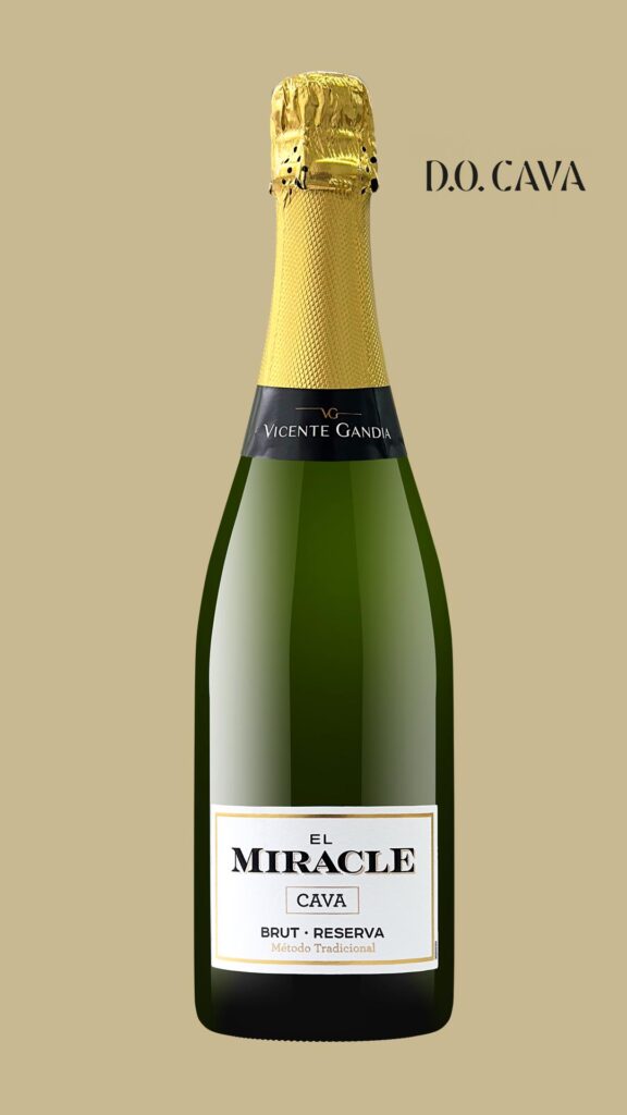 EL MIRACLE CAVA BRUT RESERVA BOTELLA CON FONDO